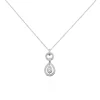 Histoire d'Or Collier Edward Argent Blanc Oxyde De Zirconium