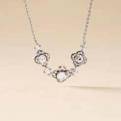 Histoire d'Or Collier Edyta Argent Blanc Oxyde De Zirconium