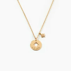 Collier Edythe Plaqué Or Jaune Oxyde De Zirconium-Histoire d'Or Sale