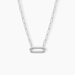 Collier Egerie Argent Blanc-Histoire d'Or Hot