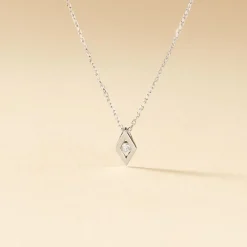 Histoire d'Or Collier Eirena Or Blanc Diamant