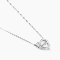 Collier Elansa Argent Blanc Oxyde De Zirconium-Histoire d'Or Hot