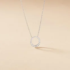 Histoire d'Or Collier Elaïs Argent Blanc Oxyde De Zirconium
