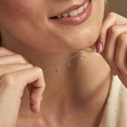 Histoire d'Or Collier Electra Argent Blanc