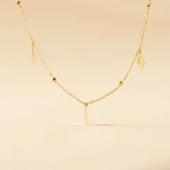 Collier Eleonora Or Jaune-Histoire d'Or New