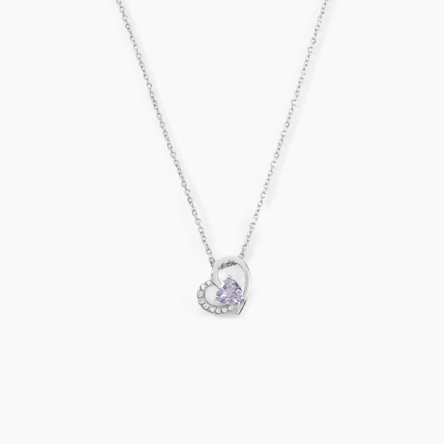 Collier Eliana Or Blanc Amethyste Et Oxyde De Zirconium-Histoire d'Or Clearance