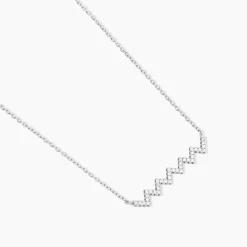 Histoire d'Or Collier Elixanne Argent Blanc Oxyde De Zirconium