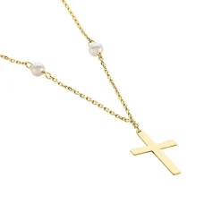 Histoire d'Or Collier Elsabeth Or Jaune Perle De Culture