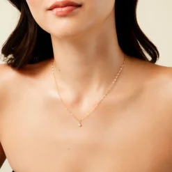 Collier Elwyn Or Jaune-Histoire d'Or New