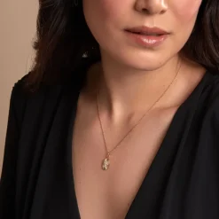 Histoire d'Or Collier Embrasement Plaqué Or Jaune Oxyde De Zirconium