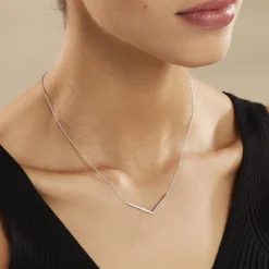 Histoire d'Or Collier Emea Argent Blanc Oxyde De Zirconium