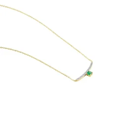 Histoire d'Or Collier Emeald Is The New Black Or Jaune Emeraude Diamant