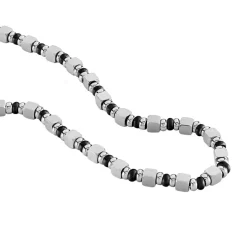 Collier Ephrem Acier Bicolore-Histoire d'Or New