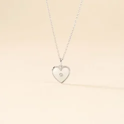 Histoire d'Or Collier Erina Argent Blanc Nacre Oxyde De Zirconium