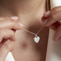 Histoire d'Or Collier Erina Argent Blanc Nacre Oxyde De Zirconium