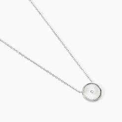Histoire d'Or Collier Erina Argent Blanc Nacre Oxyde De Zirconium