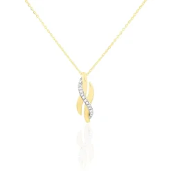 Collier Ester Or Jaune Diamant-Histoire d'Or Sale