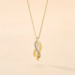 Collier Ester Or Jaune Diamant-Histoire d'Or Sale