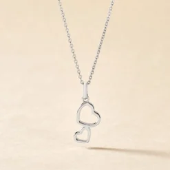 Collier Estina Argent Blanc-Histoire d'Or Clearance