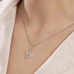 Collier Estina Argent Blanc-Histoire d'Or Clearance