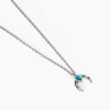Collier Estrid Argent Blanc Turquoise-Histoire d'Or Clearance