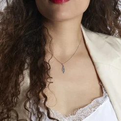 Histoire d'Or Collier Euriell Argent Blanc