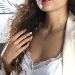 Histoire d'Or Collier Euriell Argent Blanc