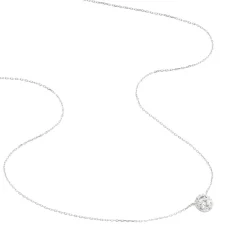 Collier Eurycide Or Blanc Oxyde De Zirconium-Histoire d'Or Online
