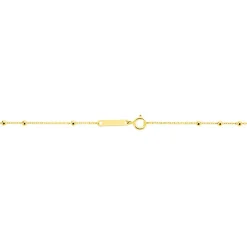 Collier Evelina Croix Maille Boule Or Jaune-Histoire d'Or New