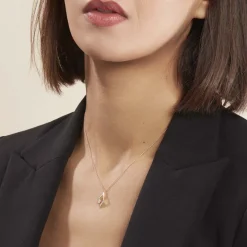 Histoire d'Or Collier Eye Or Jaune Oxyde De Zirconium