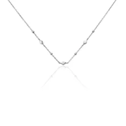 Collier Fancy Argent Blanc-Histoire d'Or Hot