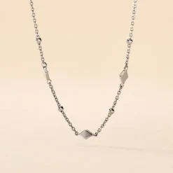 Collier Fancy Argent Blanc-Histoire d'Or Hot