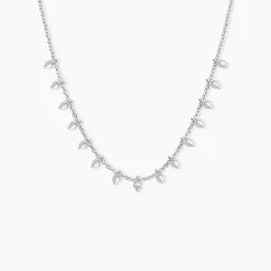 Collier Fancy Argent Blanc-Histoire d'Or Clearance