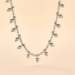 Collier Fancy Argent Blanc-Histoire d'Or Clearance