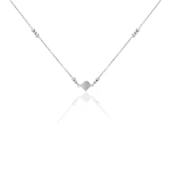 Collier Fancy Argent Blanc-Histoire d'Or Best