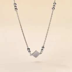 Collier Fancy Argent Blanc-Histoire d'Or Best