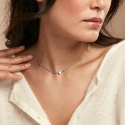 Collier Fancy Argent Blanc-Histoire d'Or Best