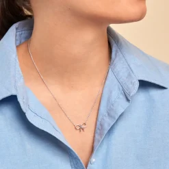 Collier Fatim Argent Blanc-Histoire d'Or Online