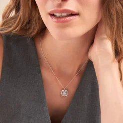 Collier Faven Argent Blanc Oxyde De Zirconium-Histoire d'Or Discount