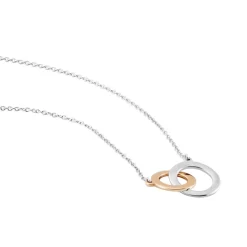 Histoire d'Or Collier Fethi Argent Bicolore