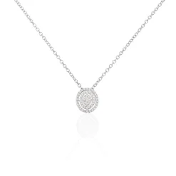 Histoire d'Or Collier Fidjy Argent Blanc Oxyde De Zirconium