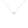 Collier Flamen Argent Blanc Oxyde De Zirconium-Histoire d'Or