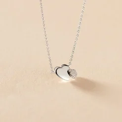 Collier Flamen Argent Blanc Oxyde De Zirconium-Histoire d'Or