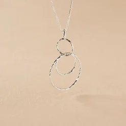 Collier Flaura Argent Blanc-Histoire d'Or Discount