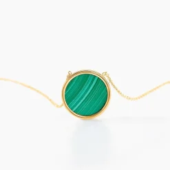 Collier Florica Or Jaune Malachite-Histoire d'Or Clearance