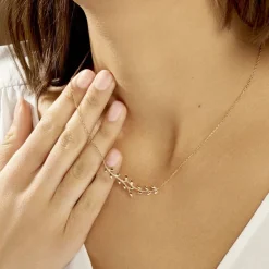 Collier Folia Plaqué Or Jaune-Histoire d'Or Best