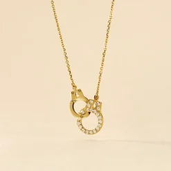 Histoire d'Or Collier Foma Or Jaune Oxyde De Zirconium