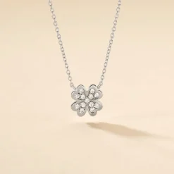 Collier Fortunata Argent Blanc Oxyde De Zirconium-Histoire d'Or New