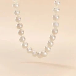 Histoire d'Or Collier Gabrieleae Or Jaune Perle De Culture