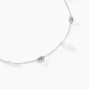 Collier Gaetane Argent Blanc Perle De Culture Oxyde De Zirconium-Histoire d'Or Clearance